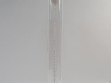 Lampadaire tube moderne en plexi.