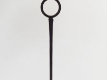 Lampadaire contemporain en fer forgé.