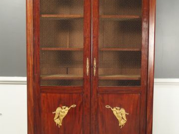 Mobilier de bureau de style Empire comprenant : un bureau plat et une 