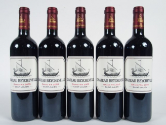 Vente aux enchères 5 BOUTEILLES - CHÂTEAU BEYCHEVELLE GCC ST JULIEN - 2005
