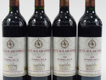 4 BOUTEILLES CHÂTEAU LASCOMBES GCC MARGAUX - 1989