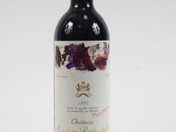 1 BOUTEILLE CHÂTEAU MOUTON ROTHSCHILD 1er GCC PAUILLAC - 1992