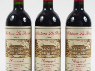 Vente aux enchères 3 BOUTEILLES CHÂTEAU LA POINTE POMEROL - 2000