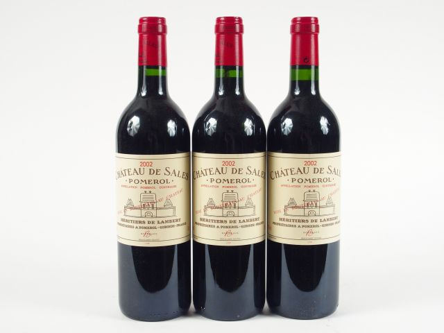 3 BOUTEILLES CHÂTEAU DE SALES POMEROL - 2002