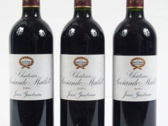 Vente aux enchères 3 BOUTEILLES SOCIANDO MALLET HAUT MEDOC HAUT MEDOC - 2005