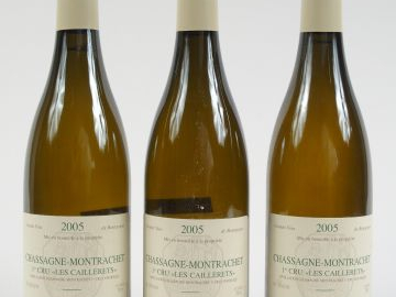 3 BOUTEILLES CHASSAGNE MONTRACHET 'LES CAILLERETS' MARC COLIN - 2005
