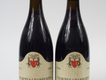 2 BOUTEILLES CHARMES CHAMBERTIN GEANTET PARISOT - 1984