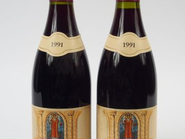 2 BOUTEILLES VOSNE ROMANEE MUGNERET GIBOURG - 1991