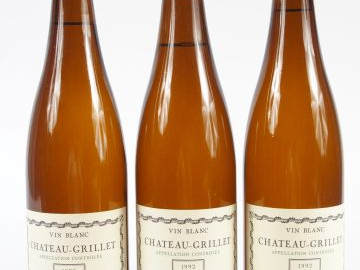 3 BOUTEILLES CHÂTEAU GRILLET - 1992