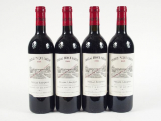 Vente aux enchères 4 BOUTEILLES CHÂTEAU PICQUE CAILLOU GRAVES - 1995 - 1 ELA