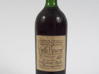 Vente aux enchères 1 MAGNUM ARMAGNAC VIEILLE RESERVE AUGE 