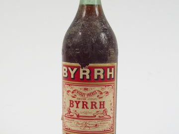 1 TRES VIEILLE BOUTEILLE BYRRH (VIOLET FRERES) ANNEES 20/30 - ELA