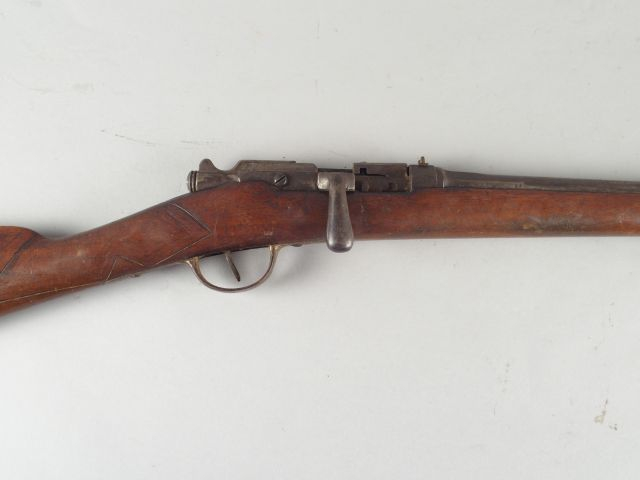 132-  Fusil gras recalibré chasse calibre 16. (2) Catégorie D2