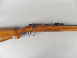 Vente aux enchères 150-  Belle carabine Allemande Mauser mono-coup calibre 22LR type DSM 
