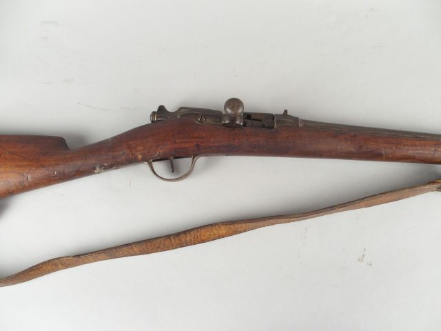163- Fusil gras transformé chasse, fut raccourci à mi canon. (3). (D)