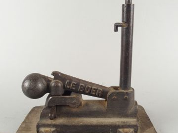 176- Canon piège complexe système « le Boer » (début 20éme) calibre 16