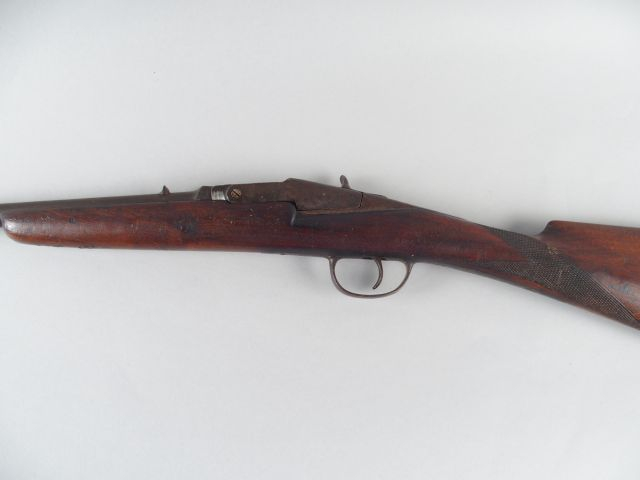 190- Carabine de jardin a culasse basculante calibre 12mm. Bon état de