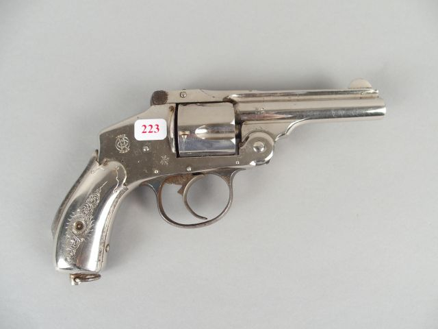 223-Réplique Espagnole d’un Smith et Wesson à brisure calibre38 S W mo