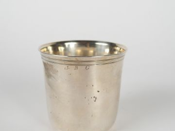 Timbale en argent, Paris, 1er Coq, MO Louis Joseph Thomas