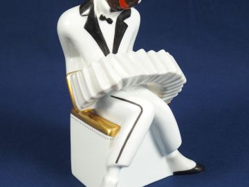 ROBJ. Collection par Villeroy et Boch. Quatre sujets en porcelaine pol