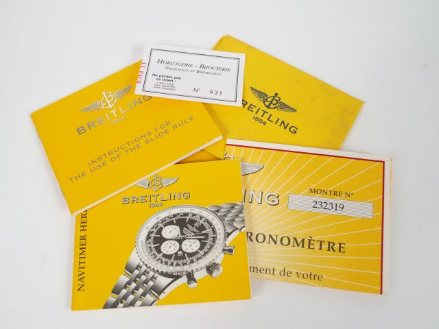 BREITLING. Montre homme "Navitimer Heritage", mouvement automatique, c