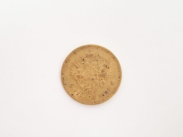 Pièce de 5 Roubles or, 1894. Poids: 6,4gr