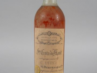 Vente aux enchères 1 BOUTEILLE - STE CROIX DU MONT BERTRAND - 1949 - HEP/BS