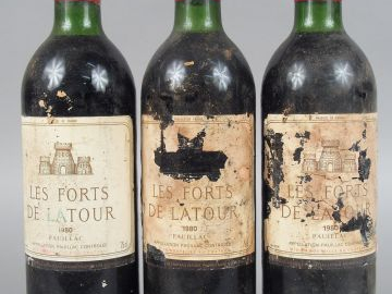 3 BOUTEILLES - FORTS DE LATOUR 2EME VIN DU CHÂTEAU LATOUR 1ER GCC PAUI