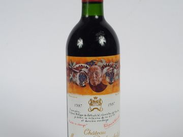 1 BOUTEILLE - CHÂTEAU MOUTON ROTHSCHILD 1ER GCC PAUILLAC - 1987