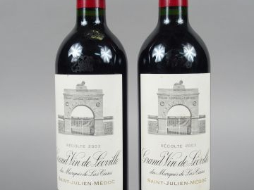 2 BOUTEILLES - CHÂTEAU LEOVILLE LAS CASES GCC ST JULIEN - 2003