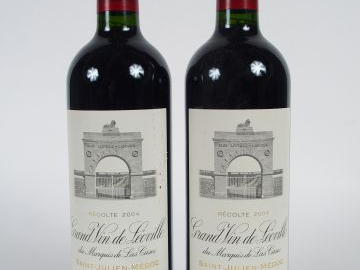 2 BOUTEILLES - CHÂTEAU LEOVILLE LAS CASES GCC ST JULIEN - 2004