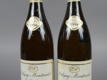 2 BOUTEILLES - PULIGNY MONTRACHET 1ER CRU LES COMBETTES SAUZET - 1998