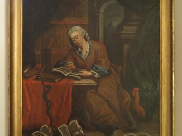 Ecole française fin XVIIIème-début XIXème "Portrait de savant". Dim. :