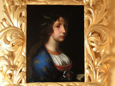 	Ecole florentine du XIXe 'La sibylle de Cumes'. Huile sur toile 60 x 