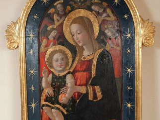 Vente aux enchères Ecole florentine dans le goût de Pier Francesco Fiorentino 'Vierge à l