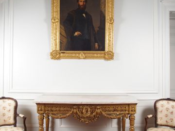 BROSSARD	  'Portrait d’Armand, comte de Dampierre'. Huile sur toile, s