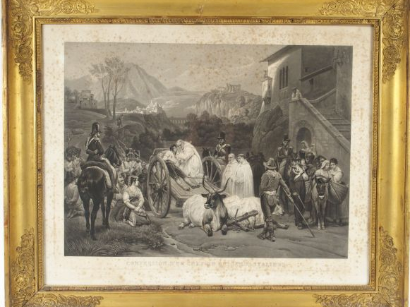 Horace VERNET. Suite de quatre gravures, gravées en noir par Jazet, da