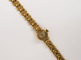 Montre de marque Ultra, bracelet et cadran en or. Poids : 24.5 g tel A