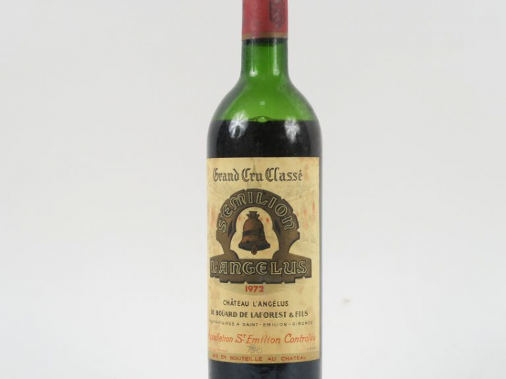 1 BOUTEILLE CHÂTEAU L'ANGELUS GCC ST EMILION - 1977 - VIDANGE