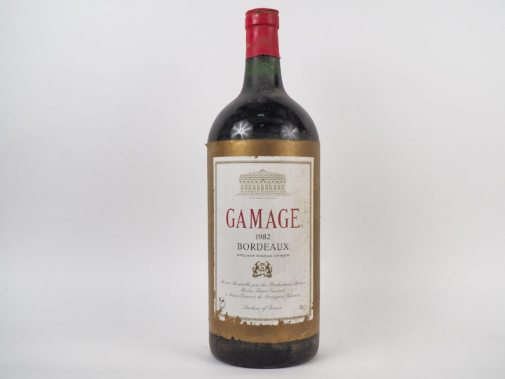 1 JEROBOAM (5 L) GAMAGE BORDEAUX - 1982