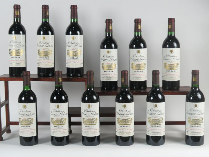 12 BOUTEILLES CHÂTEAU PRIEURÉ LICHINE GCC MARGAUX - 1982 - 1 BG