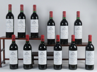 Vente aux enchères 12 BOUTEILLES CHÂTEAU CANON DE BREM CANON FRONSAC - 1989 - CBO