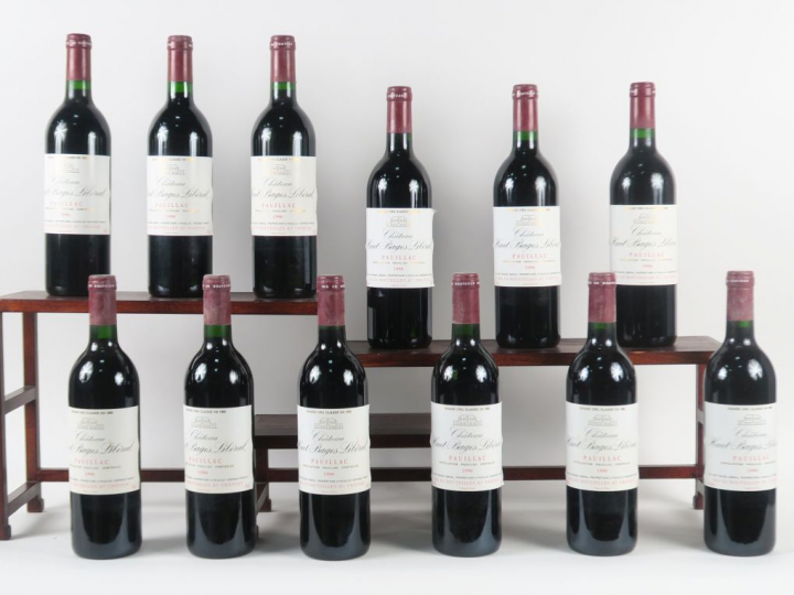12 BOUTEILLES CHÂTEAU HAUT BAGES LIBÉRAL GCC PAUILLAC - 1990 - CBO