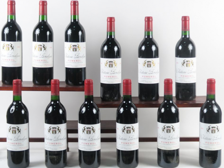 12 BOUTEILLES CHÂTEAU BONALGUE POMEROL - 1990 - CBO
