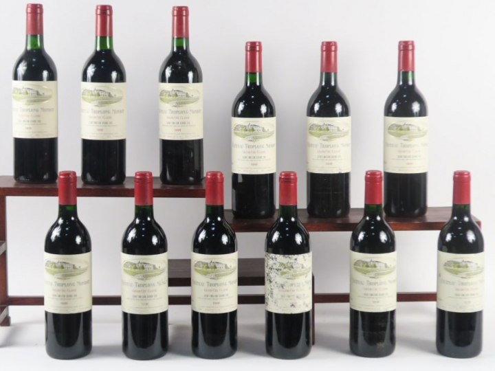 12 BOUTEILLES CHÂTEAU TROPLONG MONDOT GCC STE EMILION - 1991 - CBO- 2 