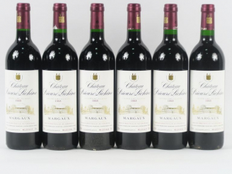 Vente aux enchères 6 BOUTEILLES CHÂTEAU PRIEURE LICHINE GCC MARGAUX - 1993 - CBO x 12