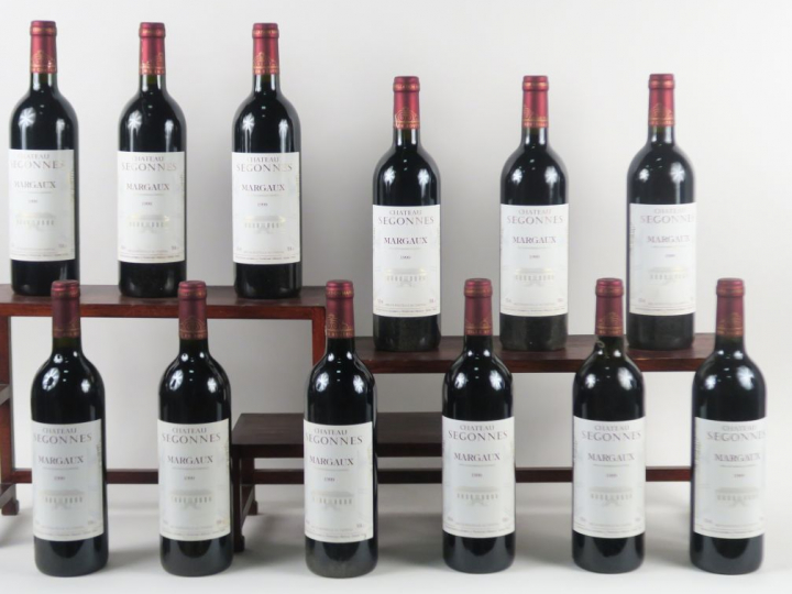 12 BOUTEILLES CHÂTEAU SEGONNES MARGAUX - 1999 - CBO