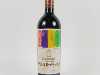 Vente aux enchères 1 BOUTEILLE CHÂTEAU MOUTON ROTHSCHILD 1er GCC PAUILLAC - 2001 - ETLT