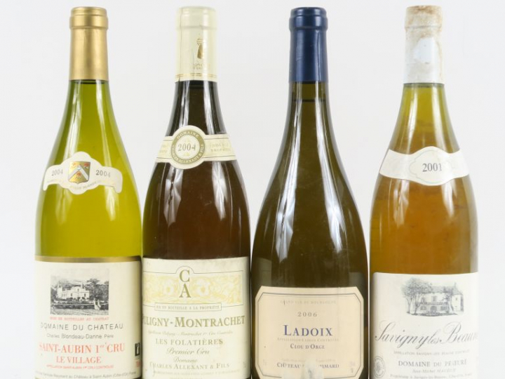4 BOUTEILLES : 1 PULIGNY MONTRACHET 1er CRU 'LES FOLATIÈRES' CHARLES A