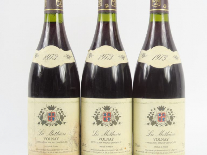 3 BOUTEILLES VOLNAY 'LA MOTHIÈRE' P. LAFOREST - 1973